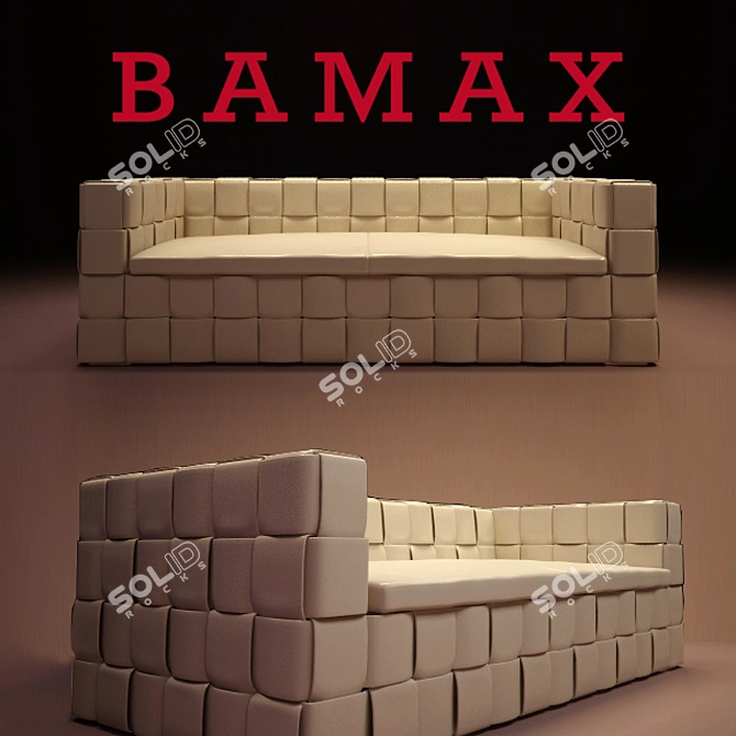 Bamax Theodore Sofa 3D model image 1