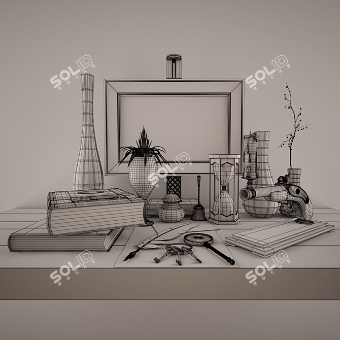 Elegant Vray Material Set 3D model image 3