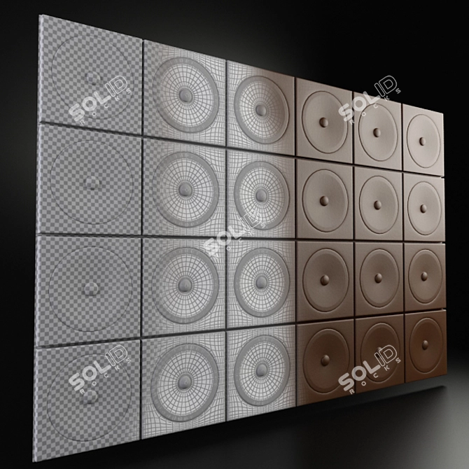 - "3D Wall Panels: Modern Design for Your Space 3D model image 1