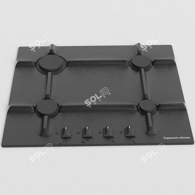 Zigmund & Shtain GN 116 1B Gas Cooktop 3D model image 1