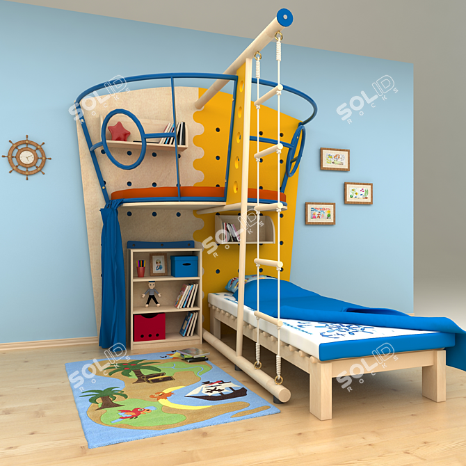 HABA Kids Play Furniture 3D model image 1