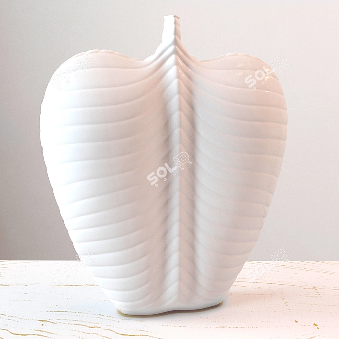 Elegant Ceramic Vase 3D model image 2