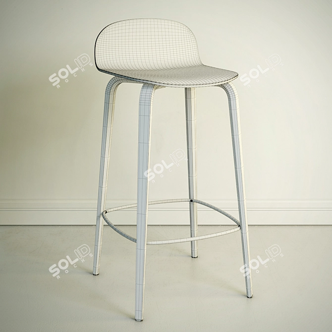 Muuto VISU Bar Stool 3D model image 3