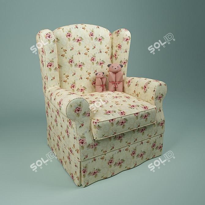 Halley Ermitage Chair 3D model image 1