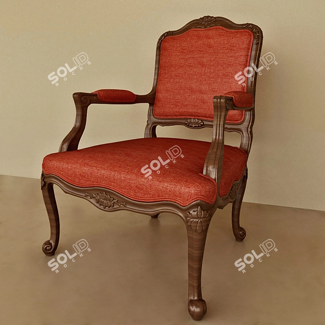 Oxford Armchair by Furman 3D model image 1