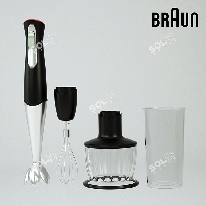 Braun MQ735: The Ultimate Kitchen Tool 3D model image 1