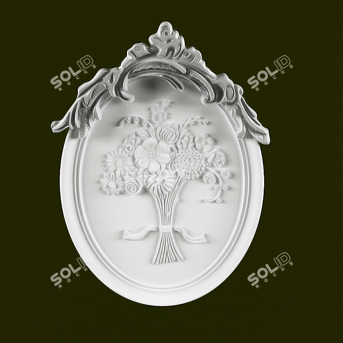 Elegant Wall Art 3D model image 1