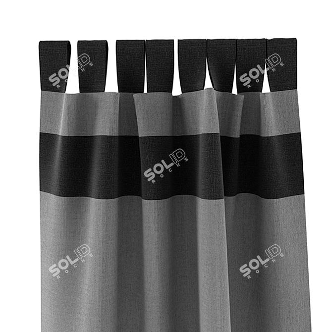 Elegant Drapes for Your Home 3D model image 2