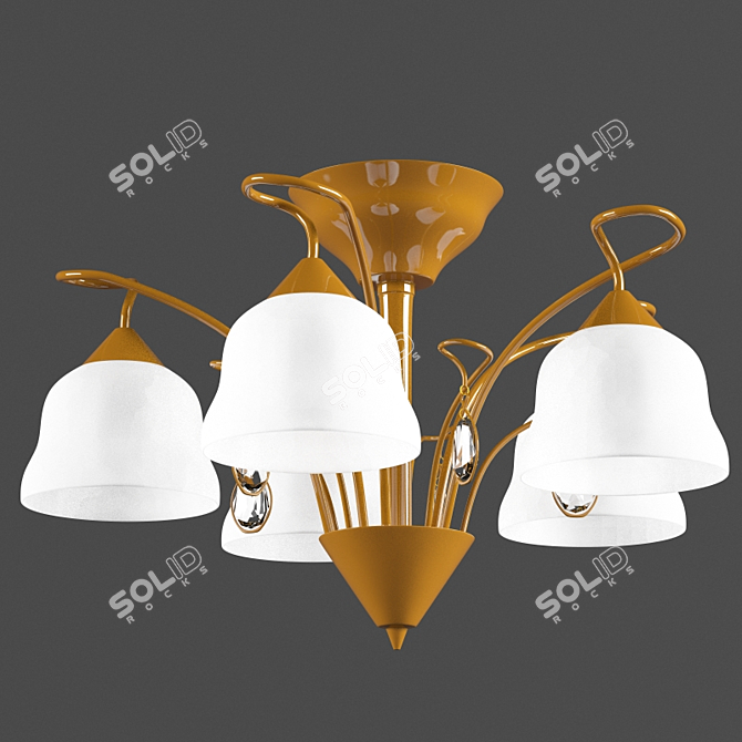 March Citilux Pendant Chandelier 3D model image 1