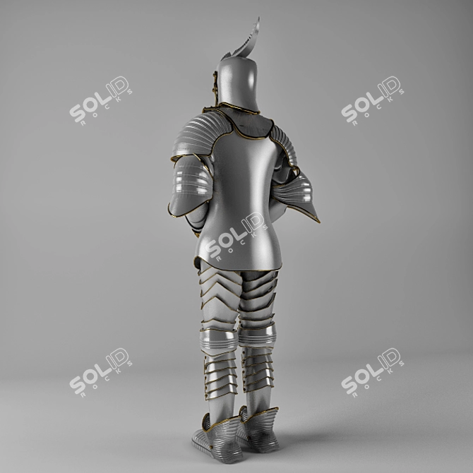 Armer Reibal: Top-Quality Armor 3D model image 2