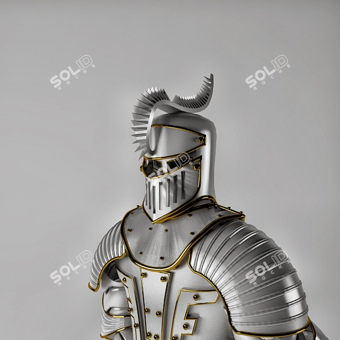 Armer Reibal: Top-Quality Armor 3D model image 3