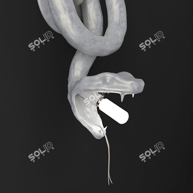 Ethereal Ocean Sconce 3D model image 1