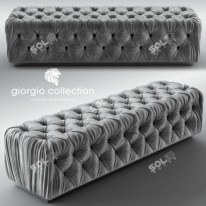 Sunrise Bench: Elegant and Versatile 3D model image 1