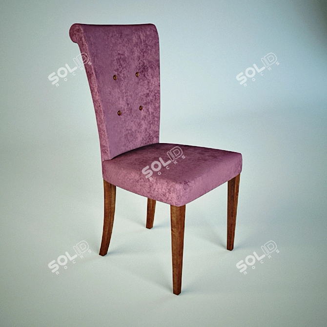 Elegant LG133 Chair: Cavio Collection 3D model image 1