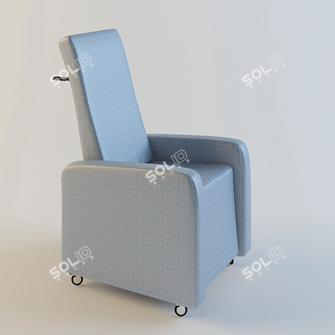 Foldable Medical Chair - Made in England 3D model image 1