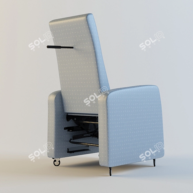Foldable Medical Chair - Made in England 3D model image 2