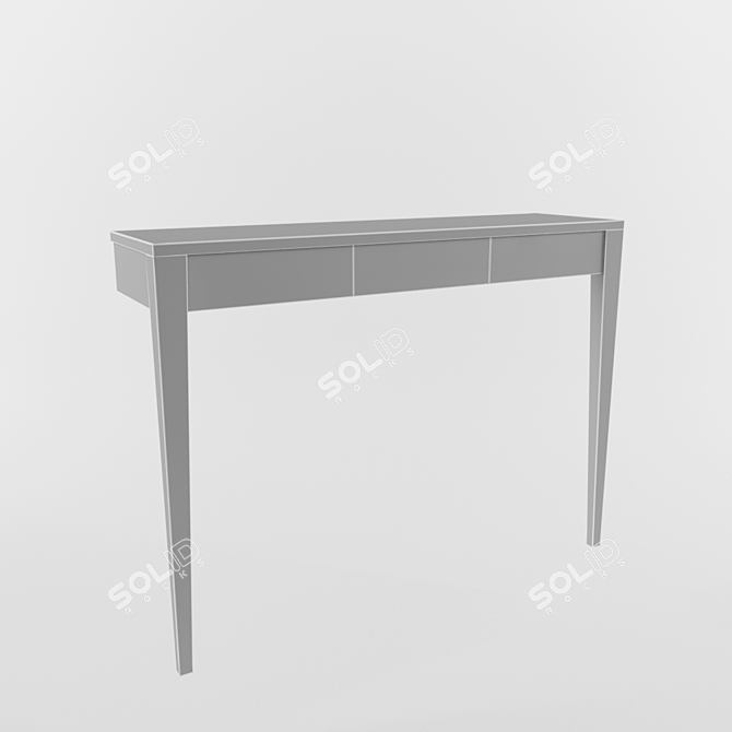 Sleek Kenner 1 Console Table 3D model image 2