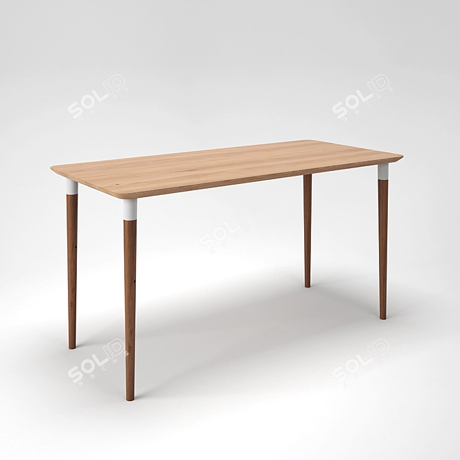 IKEA HILVER Desk - 140x65cm 3D model image 1