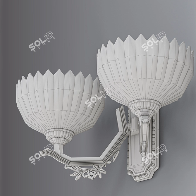 Reccagni Angelo A2825/2 - Elegant Table Lamp 3D model image 2