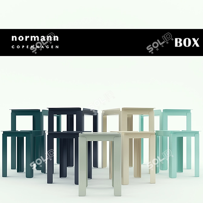 Sleek and Stylish Normann_BOX 3D model image 1