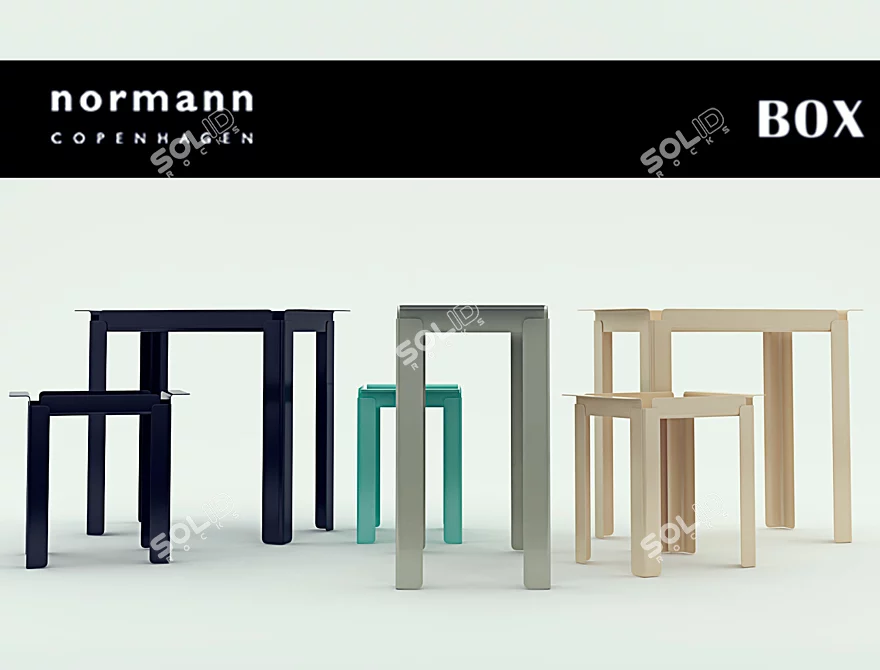 Sleek and Stylish Normann_BOX 3D model image 2