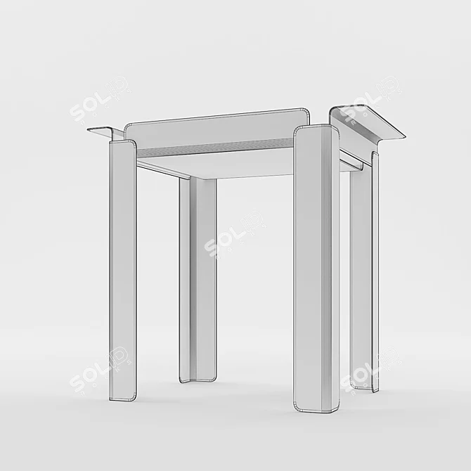 Sleek and Stylish Normann_BOX 3D model image 3