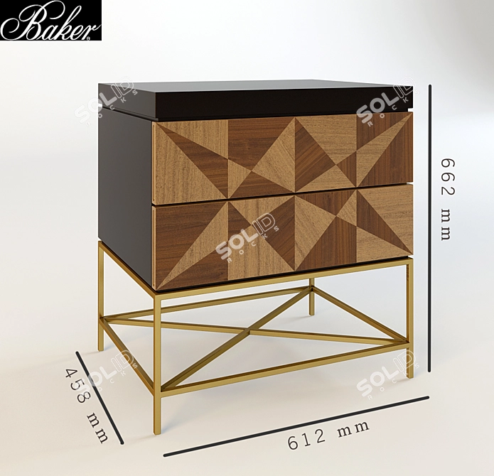 Manor House Bedside Table: MILPA 3D model image 1