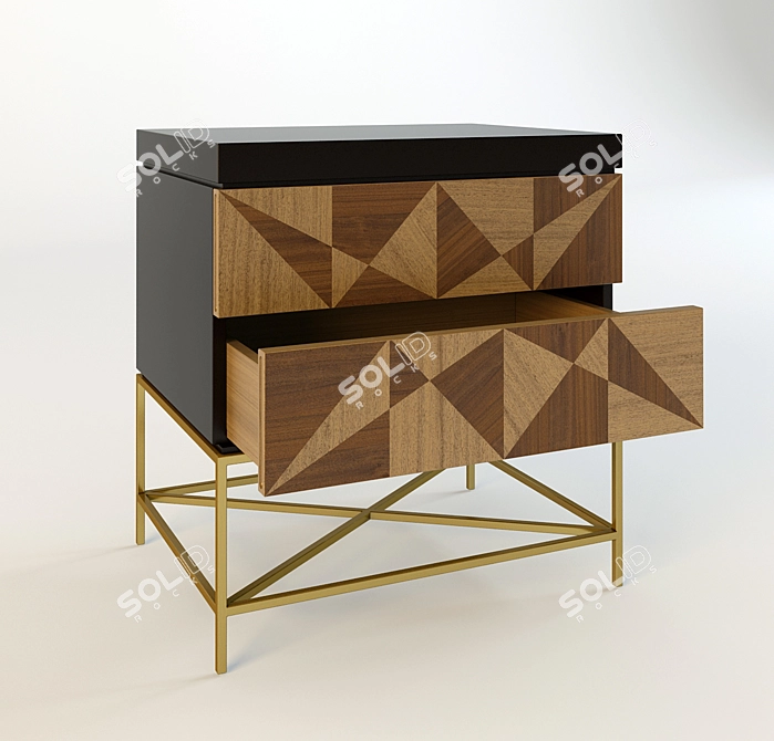 Manor House Bedside Table: MILPA 3D model image 2