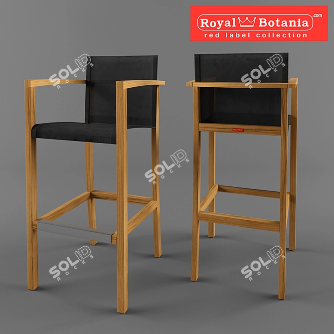 Luxury XQI 43 Bar Chair 3D model image 1