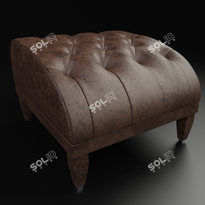 Luxury Capitonne Sofa: SMANIA JUNA Plus 3D model image 1