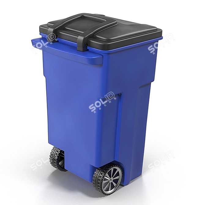 Portable Trash Can 3D model image 2