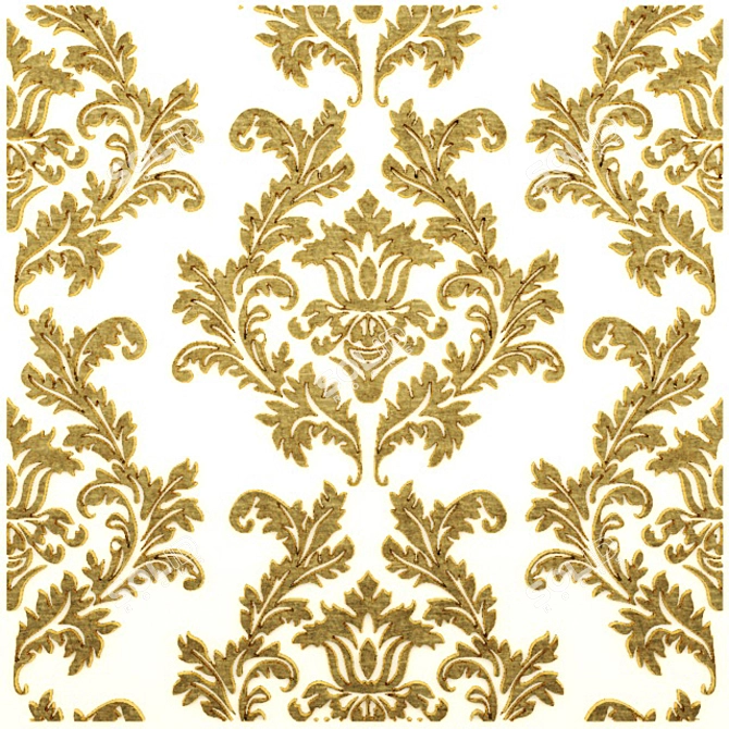 Stylish Stucco Pattern for Décor 3D model image 1