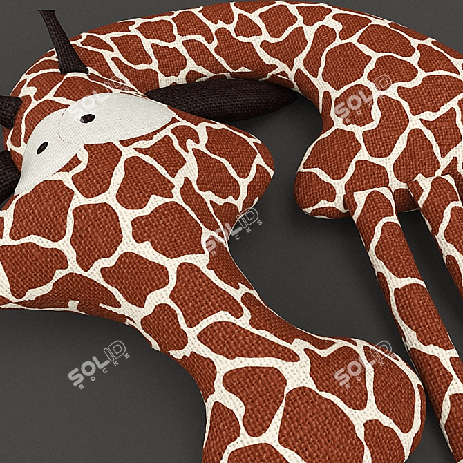 Giraffe Playmate Toy 3D model image 2