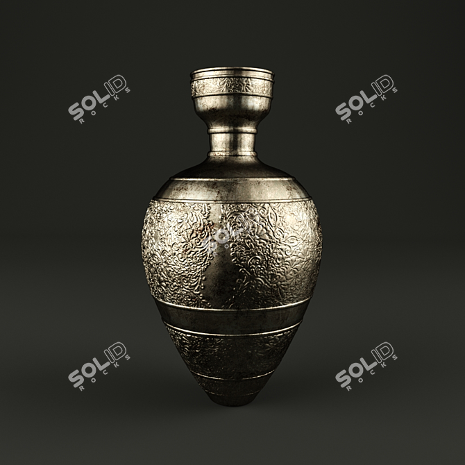 Antique Vase: Elegant Home Décor 3D model image 1