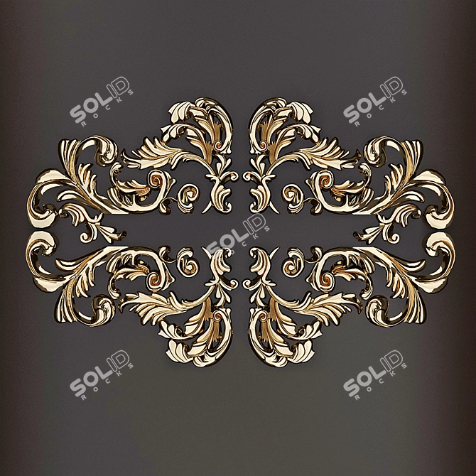 Elegant Molding for Exquisite Décor 3D model image 1