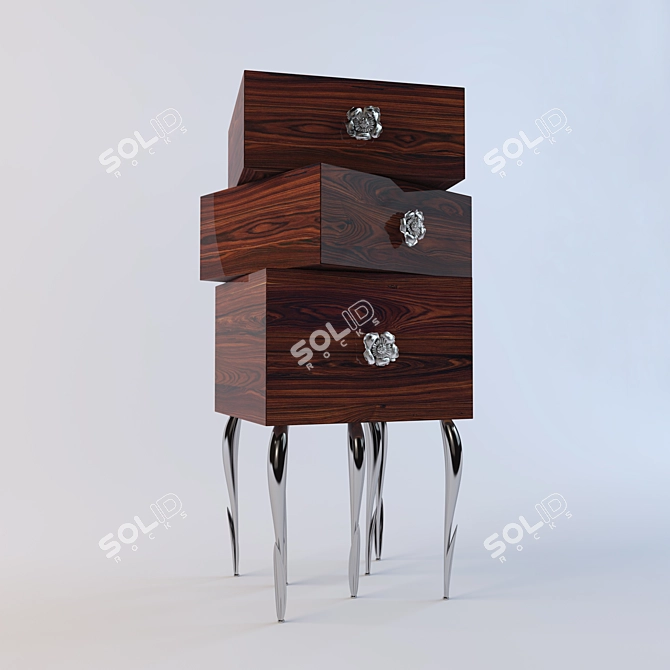 Italian Chest JCPassion - Unique Turnable Drawers 3D model image 1