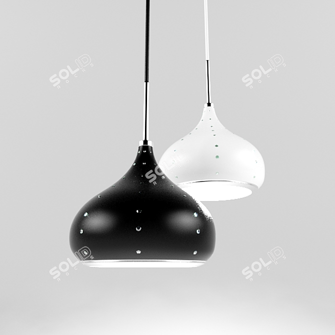 Luxury Masiero Grace Pendant 3D model image 1