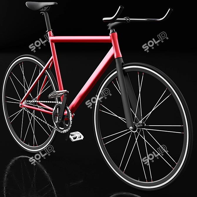 State Bicycle 6061 Black Label: Unique Customized Edition 3D model image 1