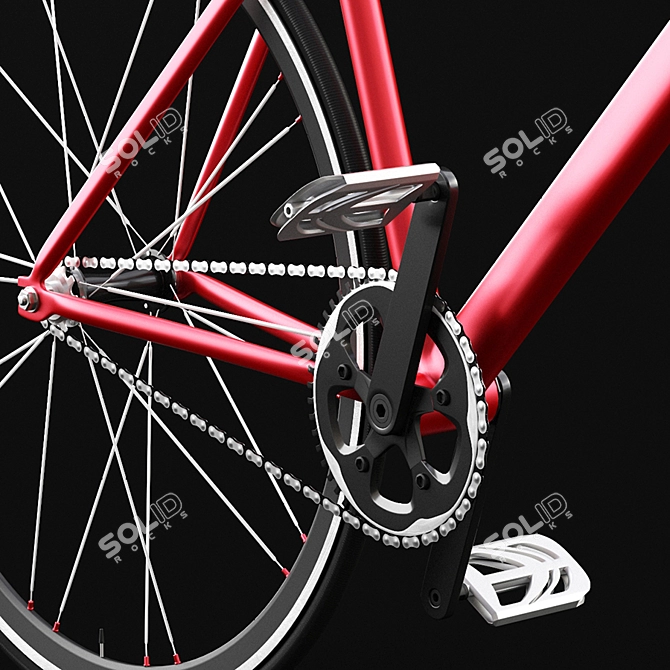 State Bicycle 6061 Black Label: Unique Customized Edition 3D model image 3