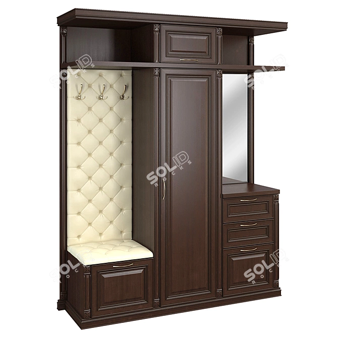 Ast-Mebel Hallway Cabinet 3D model image 1