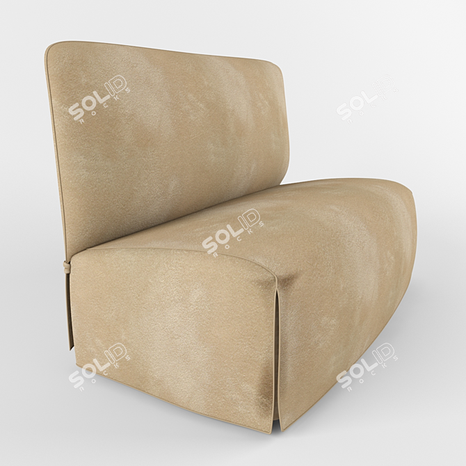 Modern Comfort Sofa 3D model image 1