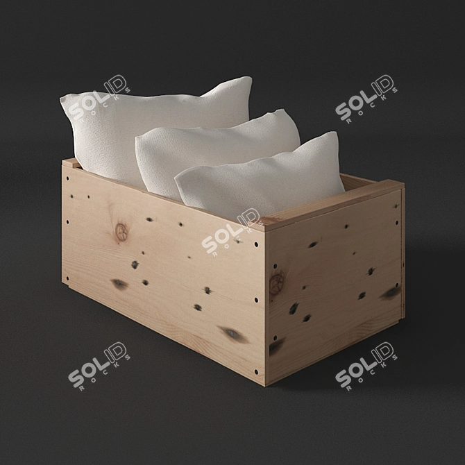 Luxury Rest: Pillow Box Set 3D model image 1