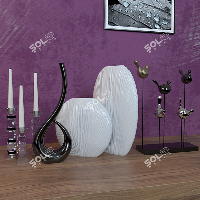 Elegant Decor Set | Archive Files 3D model image 1