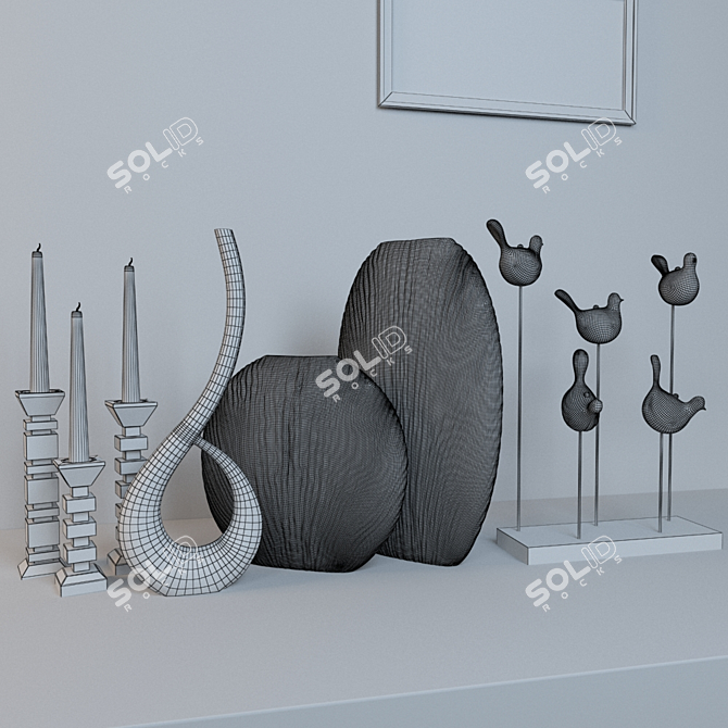 Elegant Decor Set | Archive Files 3D model image 2