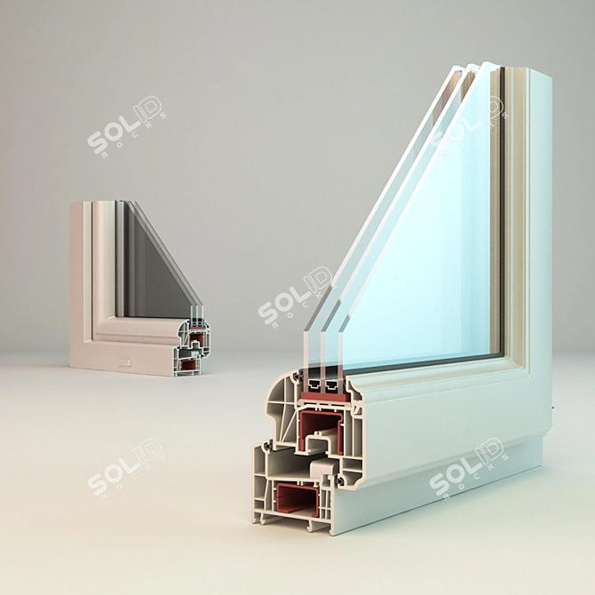 Edinburgh Corner Window 3D model image 1