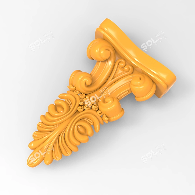 Precision CNC Capital 3D model image 1