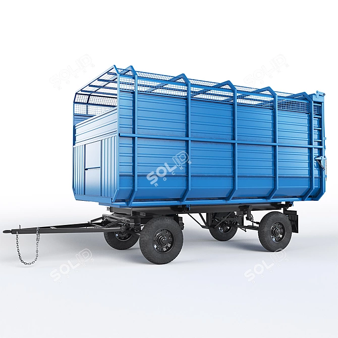 Precision Tractor Trailer Tippers 3D model image 1