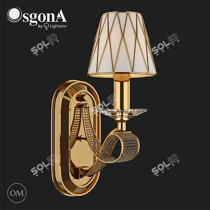 705612 RICCIO Osgona - High-Performance LED Lighting 3D model image 1