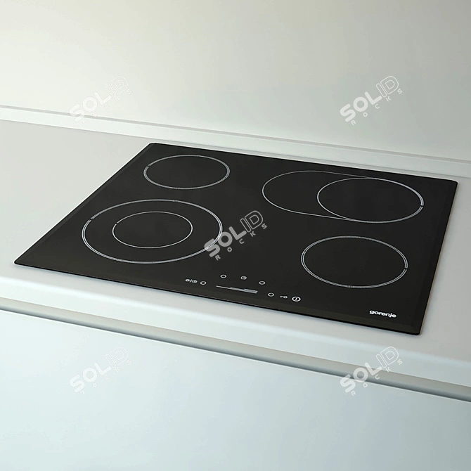 Sleek Gorenje Hobs Collection 3D model image 1