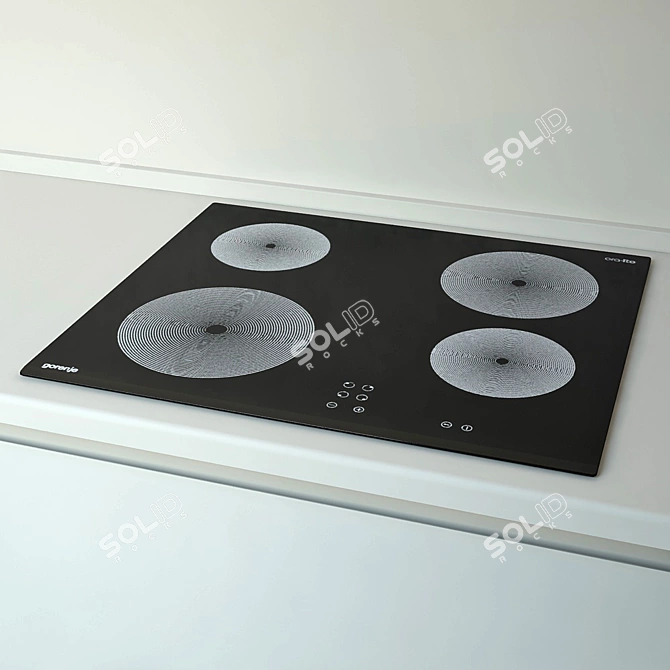 Sleek Gorenje Hobs Collection 3D model image 2